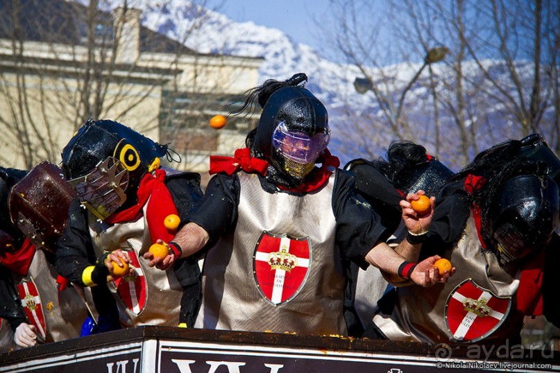 Апельсиновая бойня (Ivrea, Italy)