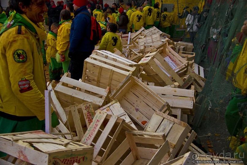 Апельсиновая бойня (Ivrea, Italy)