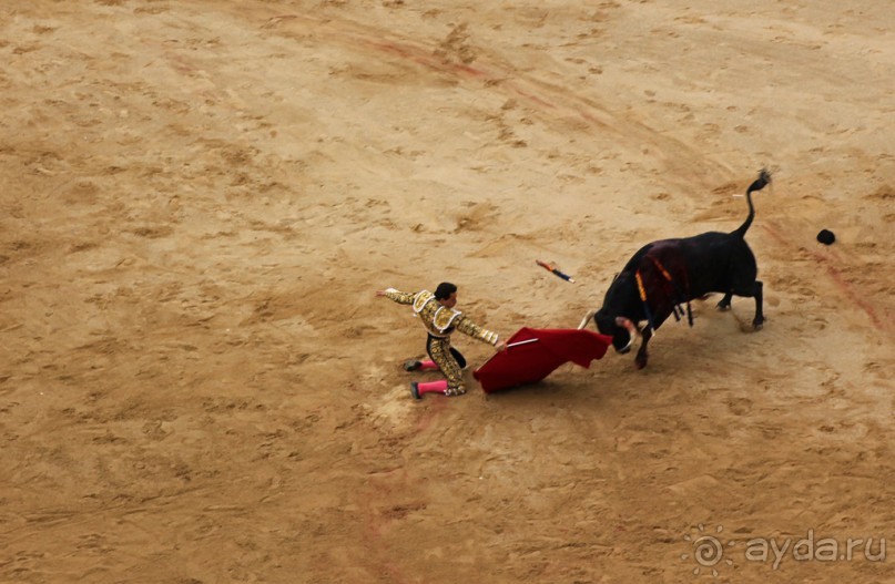 Коррида: вдесятером на одного (Pamplona, Spain)
