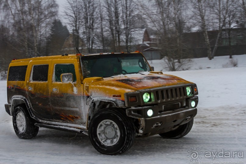 Укрощение Hummer’а: танцы на льду (Kommunarka, Russia)
