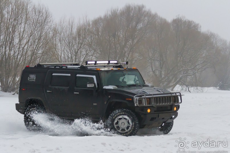 Укрощение Hummer’а: танцы на льду (Kommunarka, Russia)
