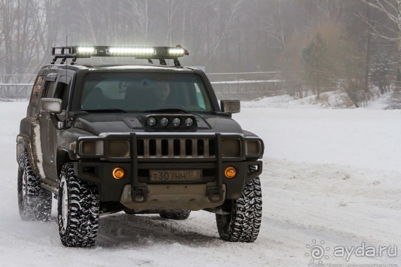Укрощение Hummer’а: танцы на льду (Kommunarka, Russia)