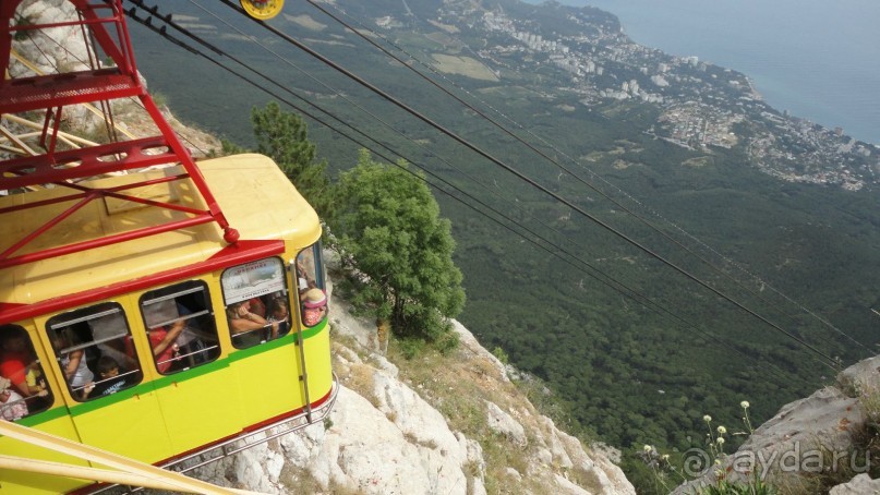 Канатная дорога на вершине Ай-Петри
