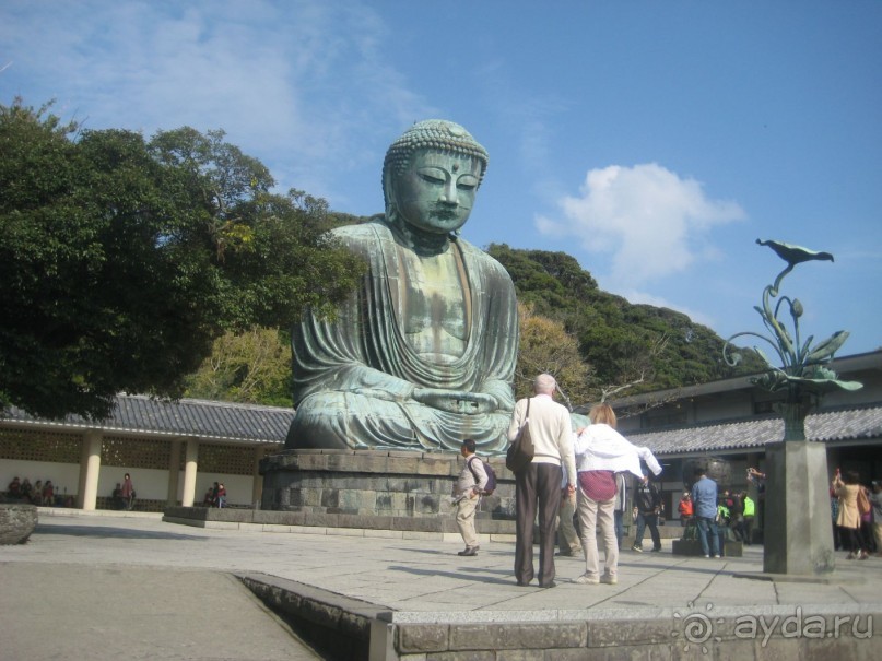 Япония.Большой Будда в Камакуре.