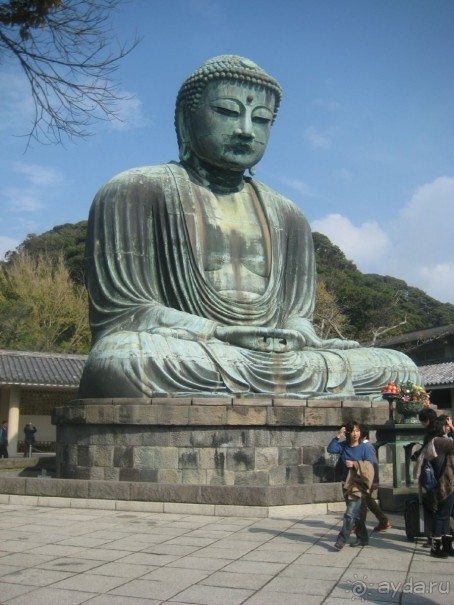 Япония.Большой Будда в Камакуре.