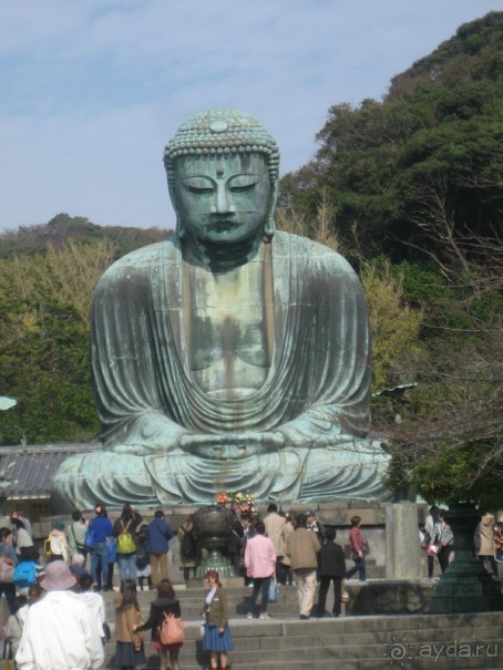 Япония.Большой Будда в Камакуре.