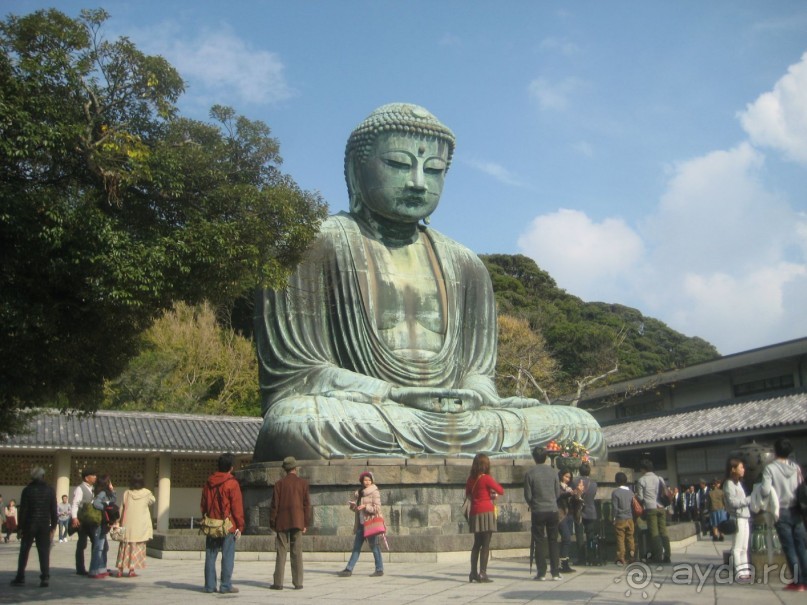 Япония.Большой Будда в Камакуре.
