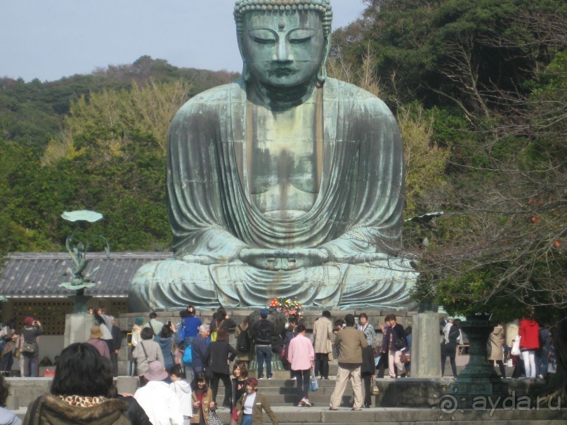 Япония.Большой Будда в Камакуре.