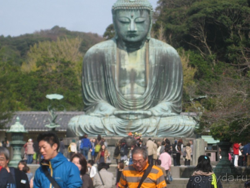 Япония.Большой Будда в Камакуре.