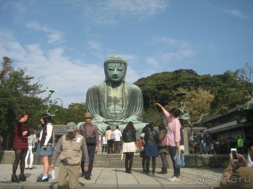 Япония.Большой Будда в Камакуре.