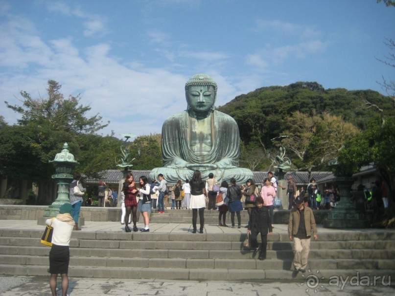 Япония.Большой Будда в Камакуре.
