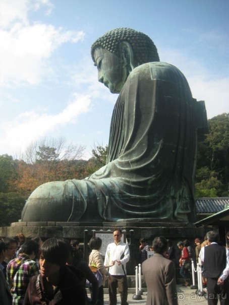 Япония.Большой Будда в Камакуре.