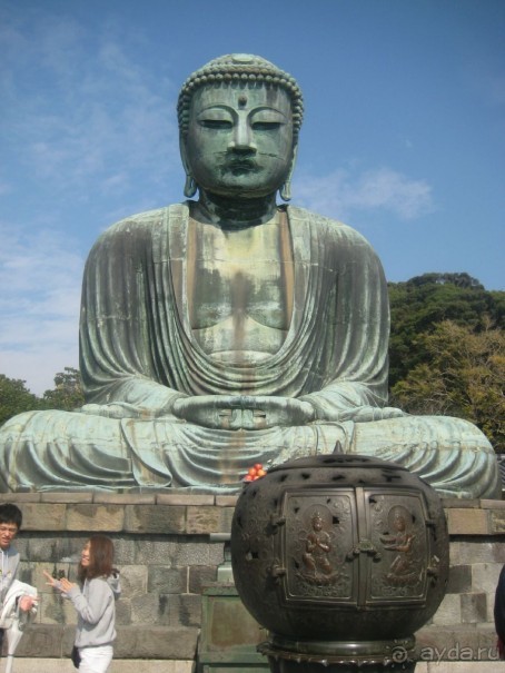 Япония.Большой Будда в Камакуре.