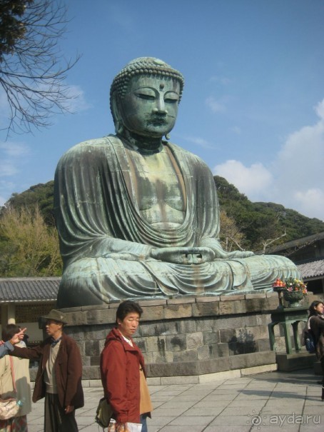 Япония.Большой Будда в Камакуре.