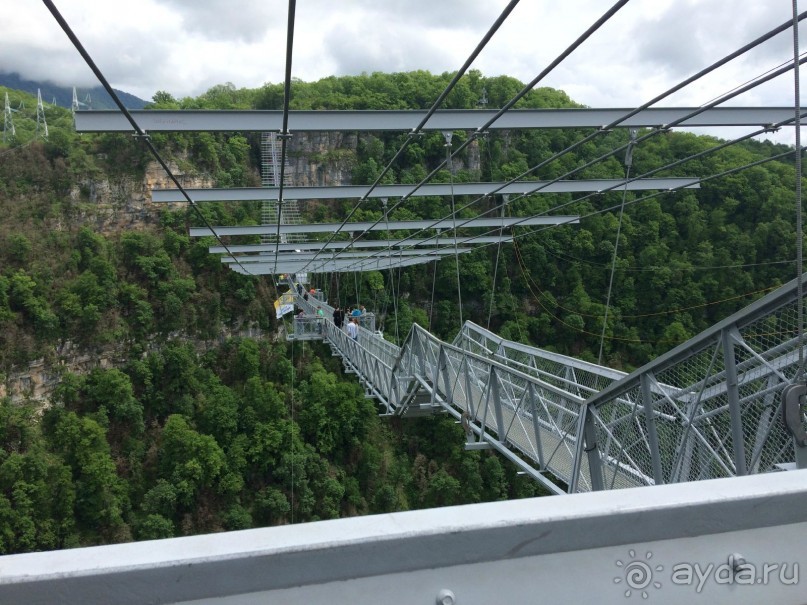 Сочи. Скайпарк. Скайбридж - "сумасшедший" мост для "сумасшедших" людей )))