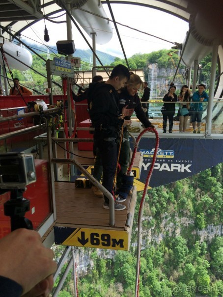 Сочи. Скайпарк. Скайбридж - "сумасшедший" мост для "сумасшедших" людей )))