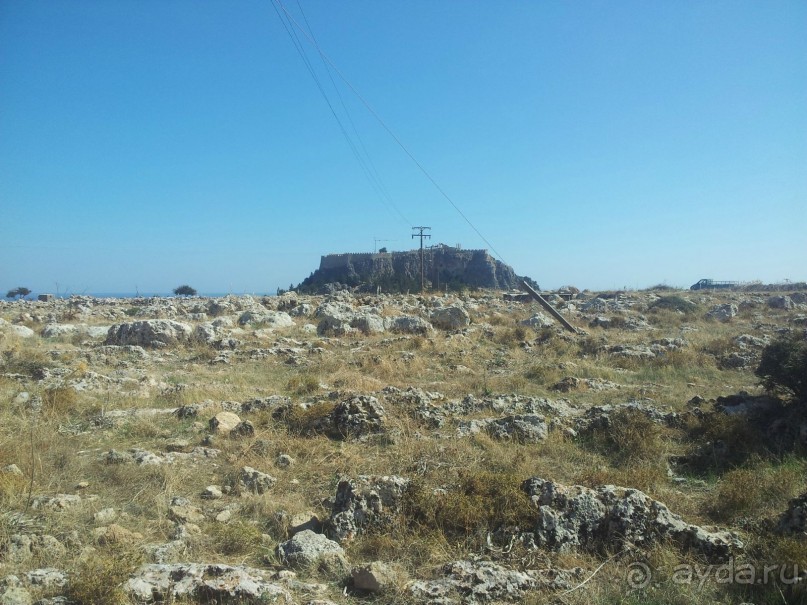 Вид на Акрополь со стоянки