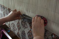 Фабрика шелковых ковров в Самарканде