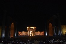 СВЕТОВОЕ 3D-ШОУ ПРОШЛО НА ПЛОЩАДИ РЕГИСТАН САМАРКАНДА