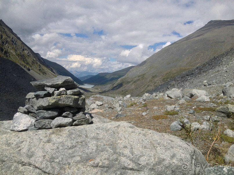 Вид с подъема на Аккемский ледник. Фото А. Болясова