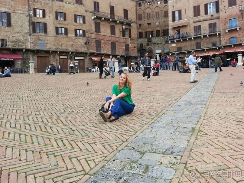 Чудесная Piazza del Campo 