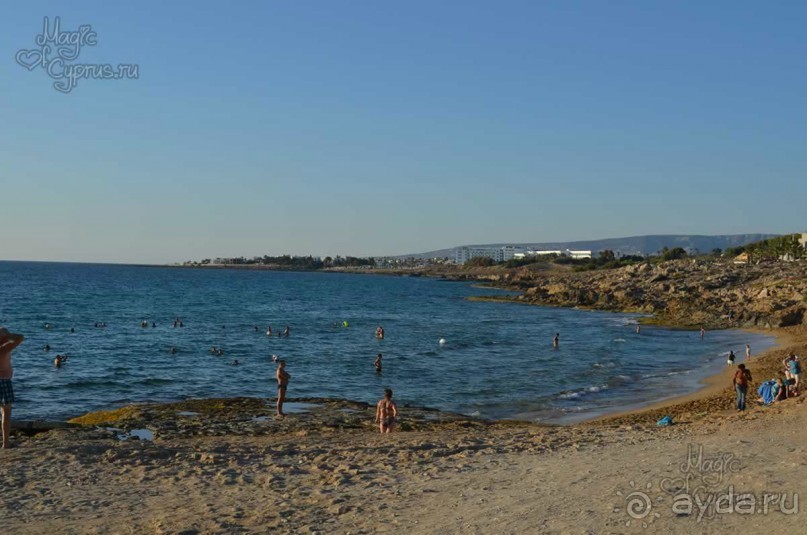 Альбом отзыва "Пляж возле отеля Venus Beach Hotel в Пафосе, Кипр"