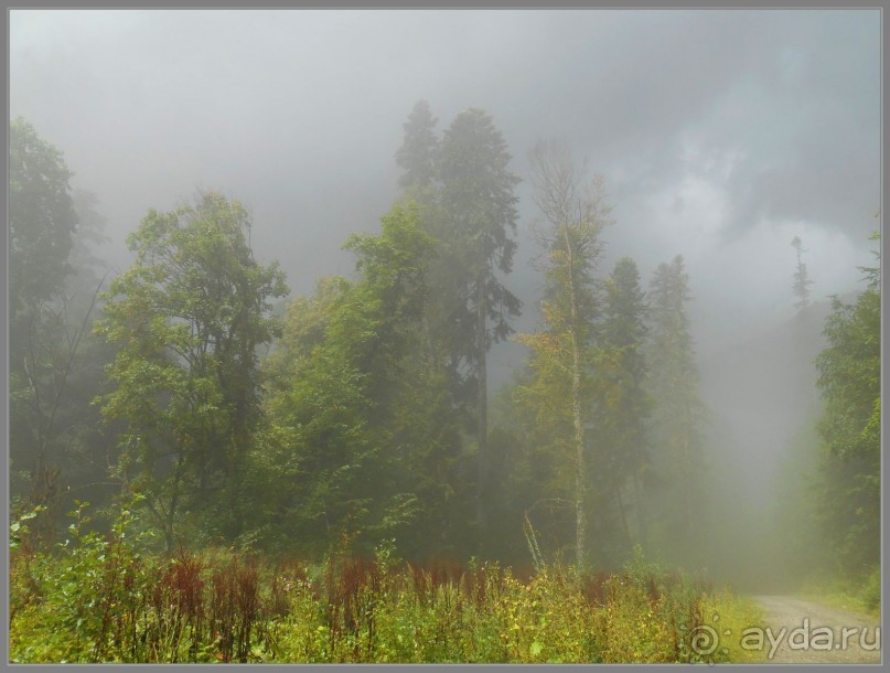 В Домбае между дождями