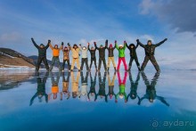 Альбом отзыва "Путешествие по льду Байкала на джипах, аэроходе и сплав на льдине! "