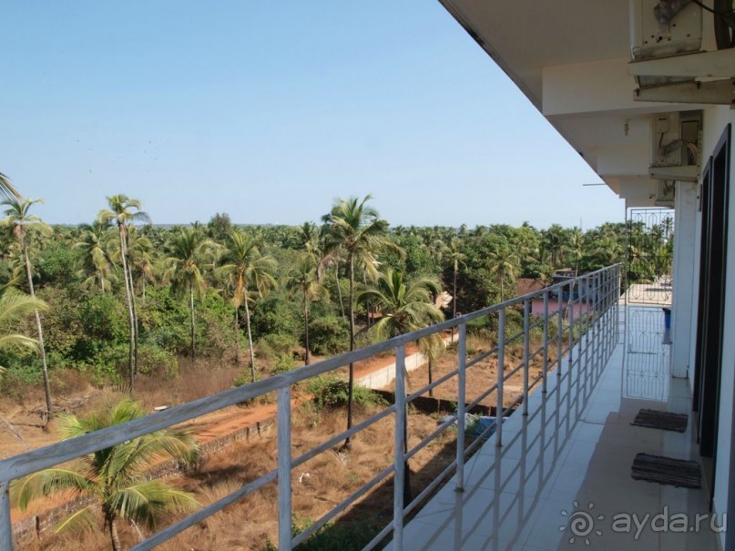 Вид с четвертого этажа отеля