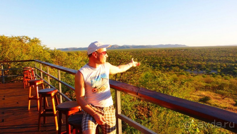 Намибия. Африка. Оазис в пустыне - oтель Дамара Мапанe Лодж. 