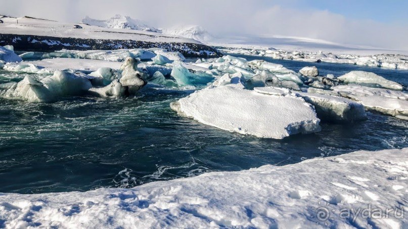 Исландия. Ледниковая лагуна.