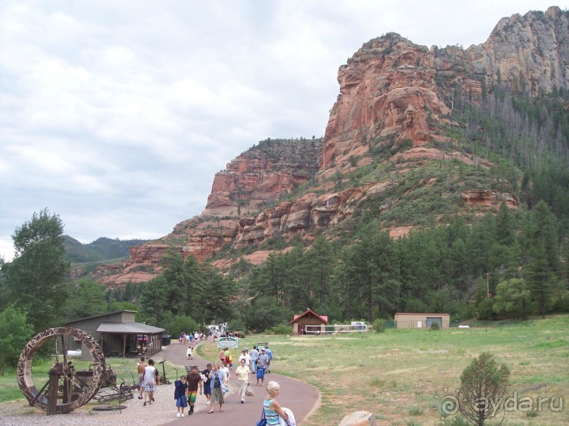 Slide Rock. Ежевика и яблоки.