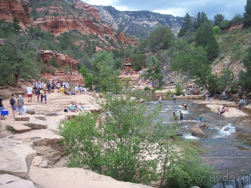 Slide Rock. Ежевика и яблоки.