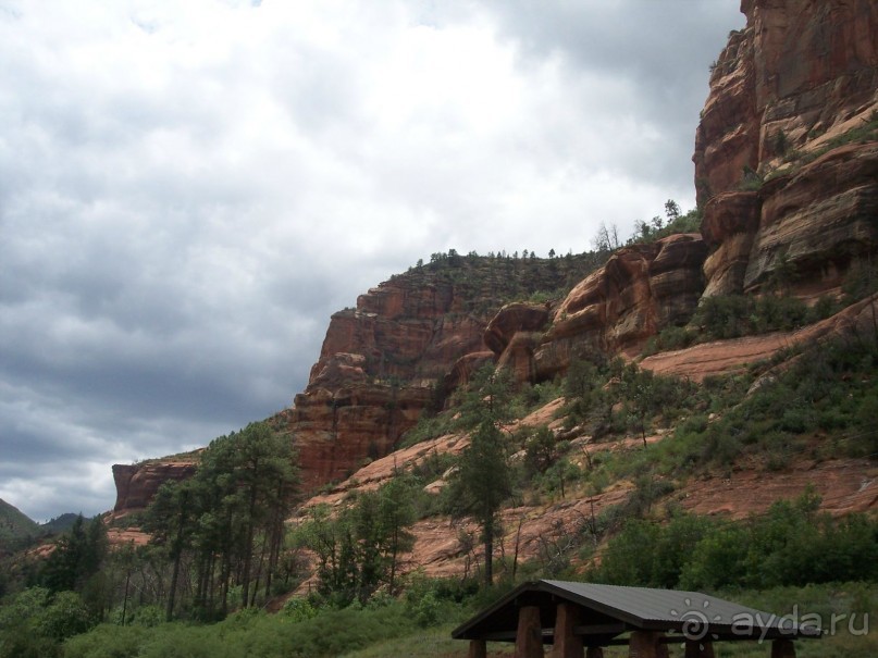 Slide Rock. Ежевика и яблоки.