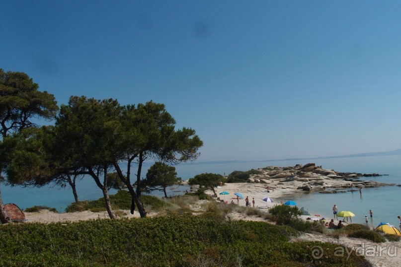 Ситония. Вурвуру. Пляж Кариди.