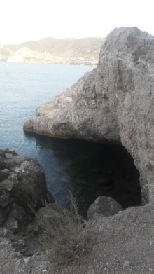 у подножия горы Алчак