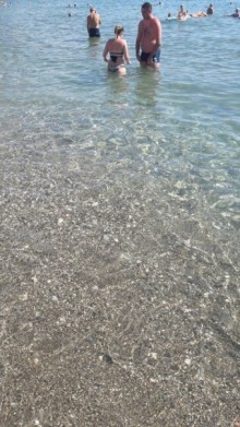 Водичка на пляже Меганом