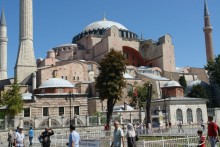 Айя София. Фактически первый Православный храм.