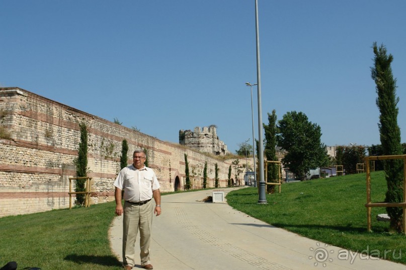 Крепостная стена Константинополя 4 век.