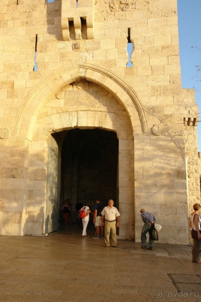 Яффские ворота вход в старый город.