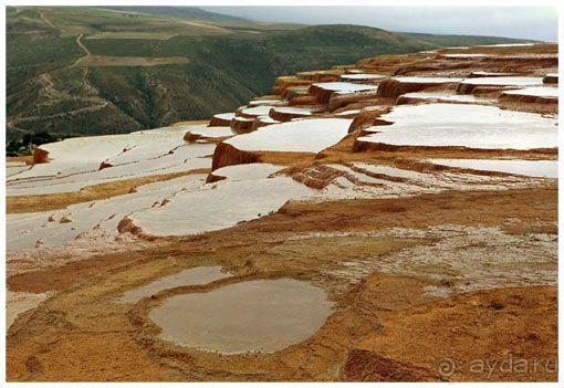 Удивительные террасы лечебного источника!!!