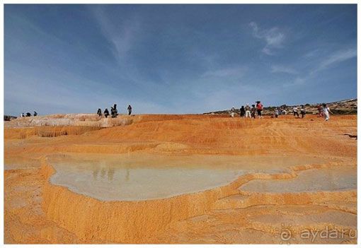 Удивительные террасы лечебного источника!!!