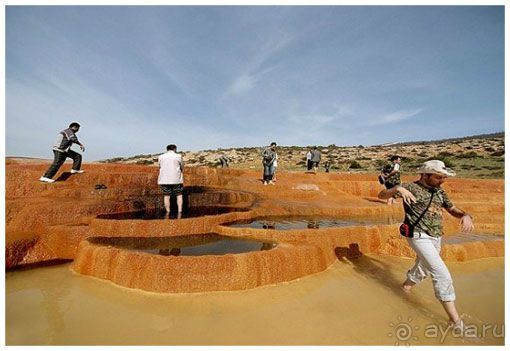 Удивительные террасы лечебного источника!!!