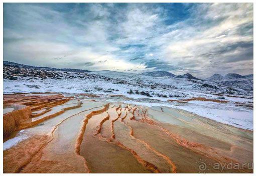 Удивительные террасы лечебного источника!!!