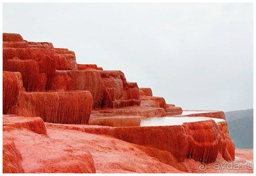 Удивительные террасы лечебного источника!!!