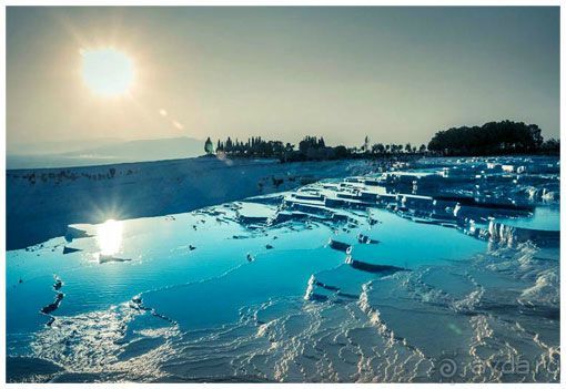 Удивительные террасы лечебного источника!!!