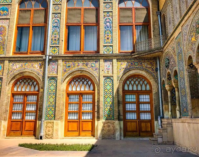 Иран-Тегеран  Дворец-музей Голестан