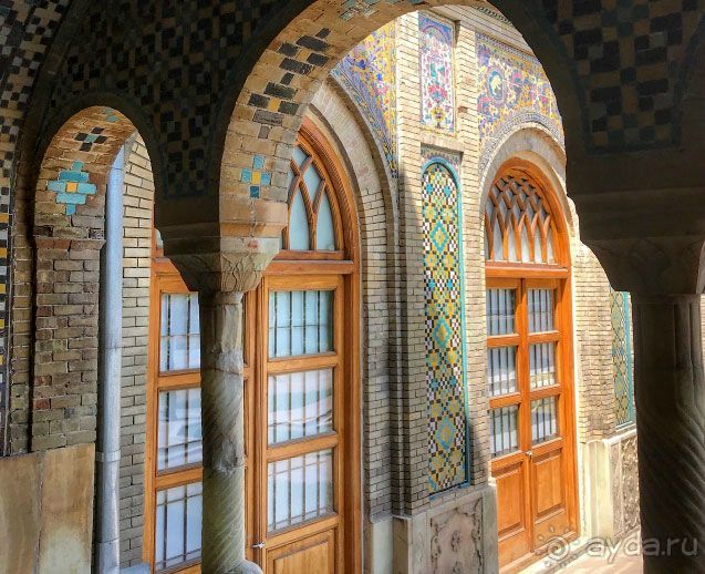 Иран-Тегеран  Дворец-музей Голестан