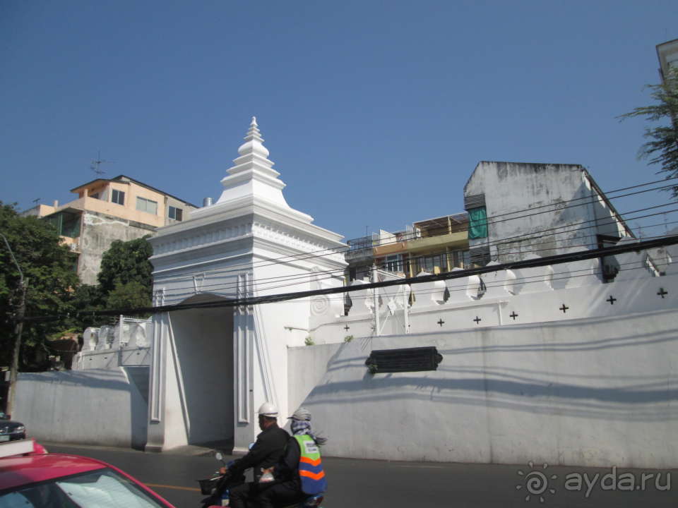 Стены в историческом центре Бангкока