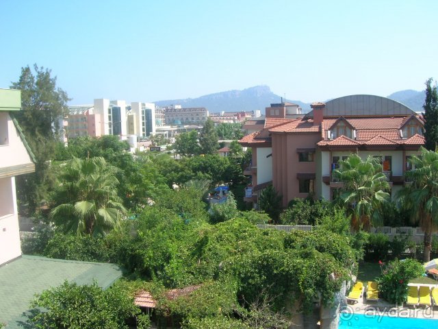 Вид на город с балкона